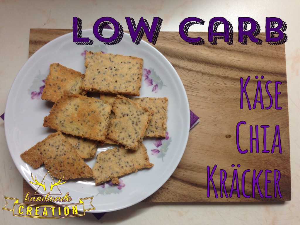 Beitragsbild: Low Carb Chiasamen-Käse-Kräcker: gesunde Chips mit Chia Samen