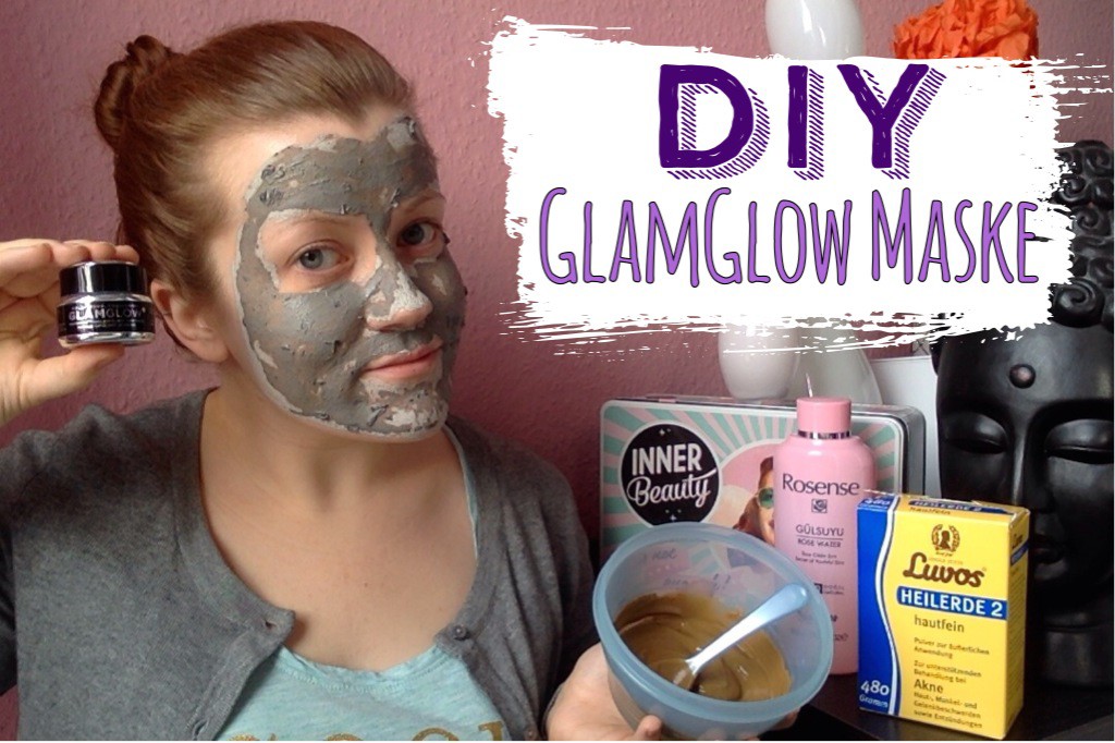 GlamGlow Maske mit Heilerde und Rosenwasser selber machen