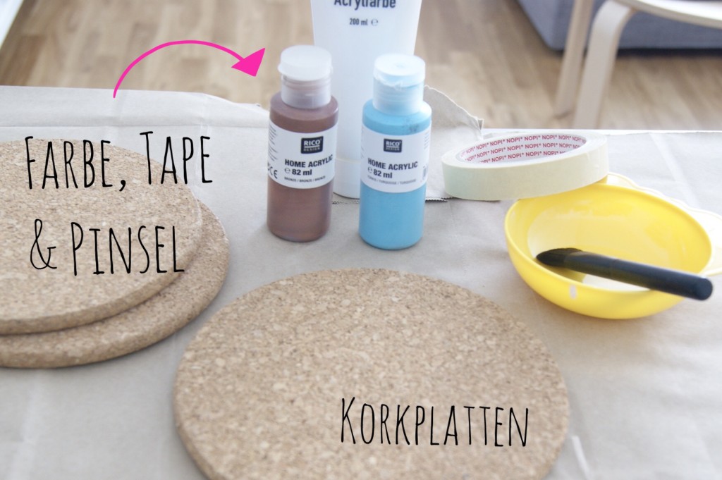 IKEA HACK: Korkpinnwand aus Topfuntersetzern