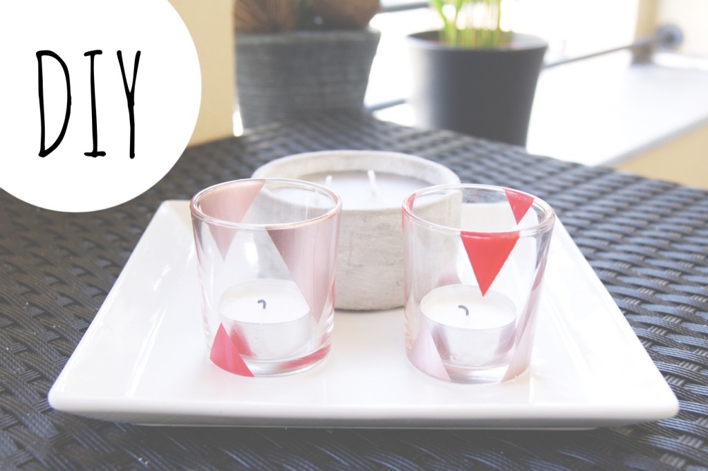 DIY Teelicht mit Nagellack selbstgestalten