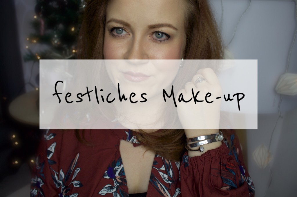 festliches Make-up für Weihnachten