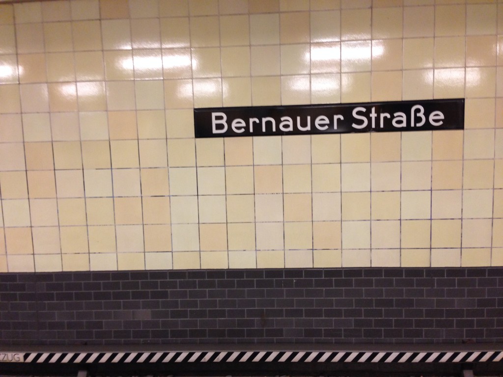 U-Bahn Station Bernauer Straße