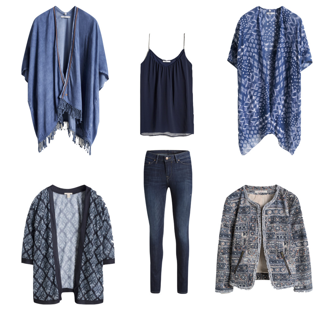 Collage - blaues Outfit von Esprit