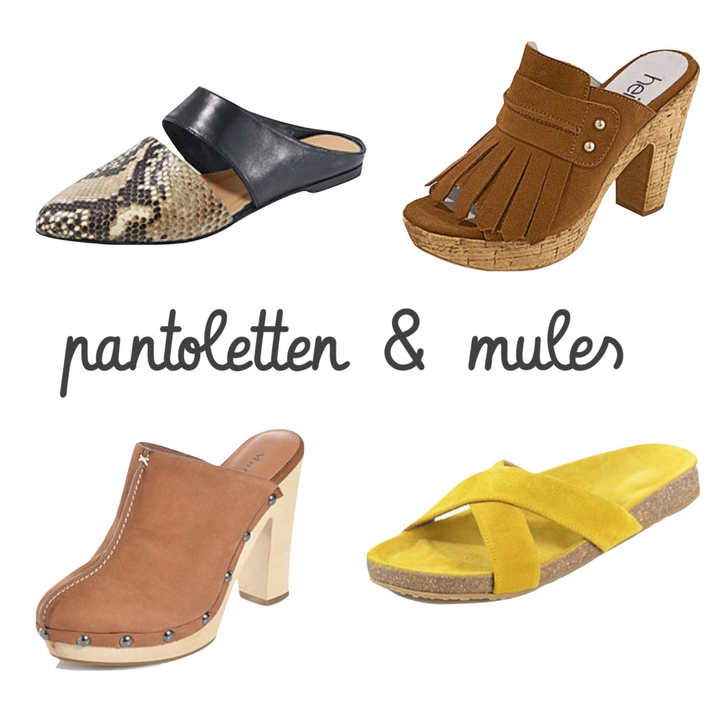 Inspiration: How to wear Pantoletten?