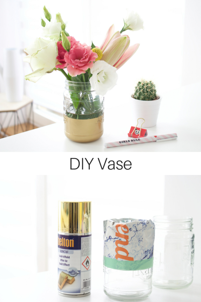 DIY Anleitung Vase: Erfahrungsbericht Bloomy Days und DIY Idee für eine Vase für den Schreibtisch