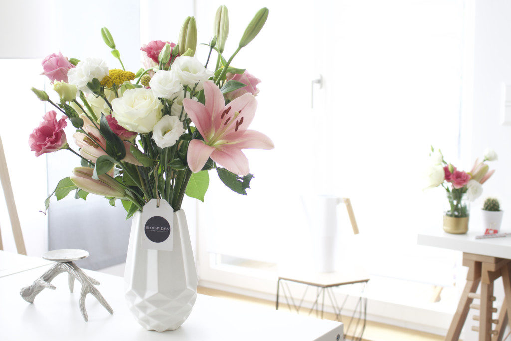 Erfahrungsbericht Bloomy Days und DIY Idee für eine Vase für den Schreibtisch
