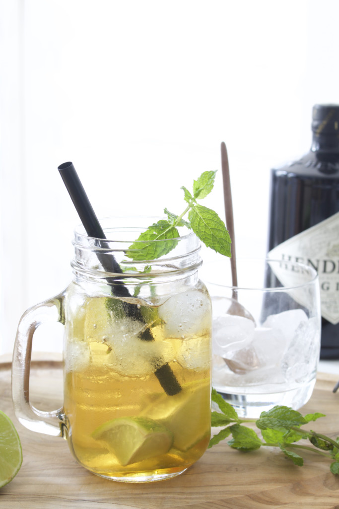 Rezept: Earl Grey Tee Cocktail mit Minze, Gin, Limette und Honig - erfrischend für den Sommer Bild 2