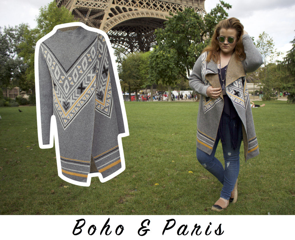 Titelbild: Boho-Parisian Look von CECIL - Boho Strickjacke für einen entspannten Herbsttag