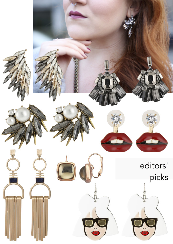 Kollage: Schmuck Trend: Statement Ohrringe - Fashion und Mode Blog Leipzig