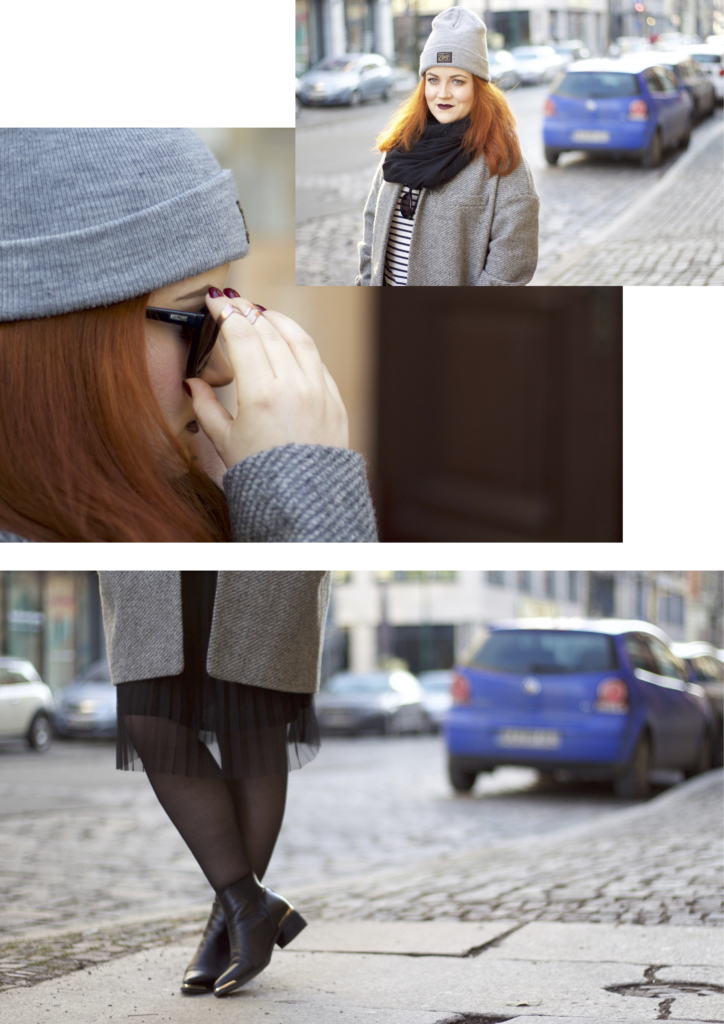 Collage II mit Details zum Look: "Schwarzen Tüllrock kombinieren: Outfitidee und Styling-Tipps" - Fashion & Mode Blog Leipzig