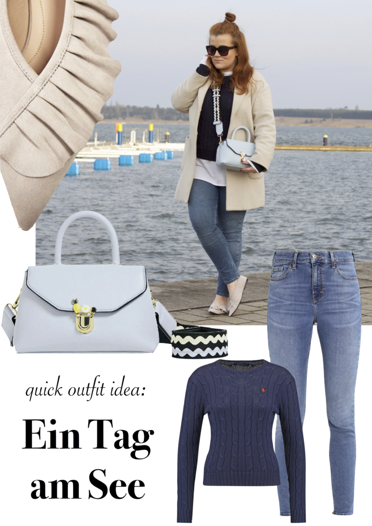 Collage mit Outfitdetails: Outfit Inspiration für den Frühling mit Volants & Bag Straps - Fashion und Mode Blog Leipzig