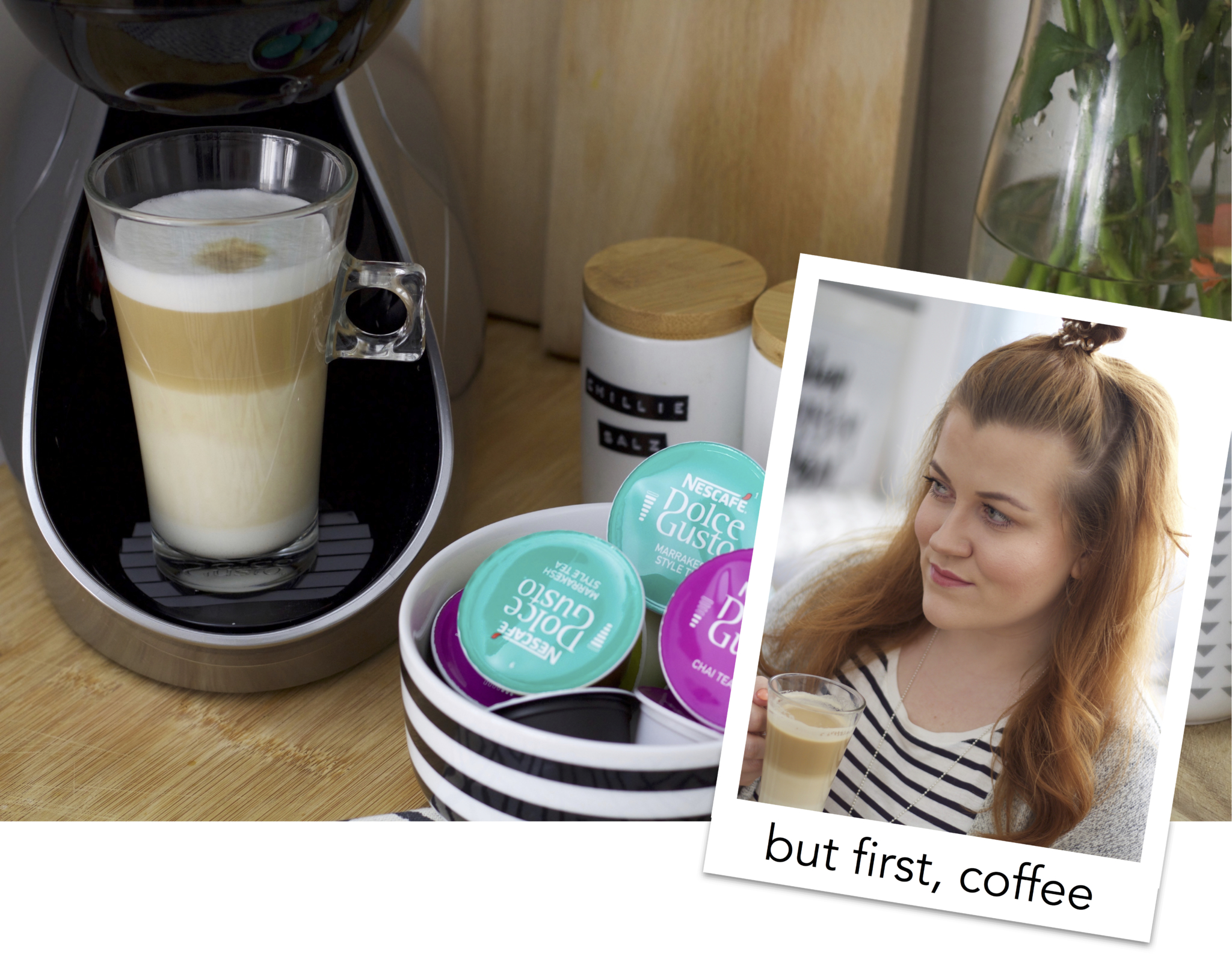 Collage: But first, coffee - Ein typischer Home-Office Tag x Dolce Gusto - Lifestyle Blog Leipzig