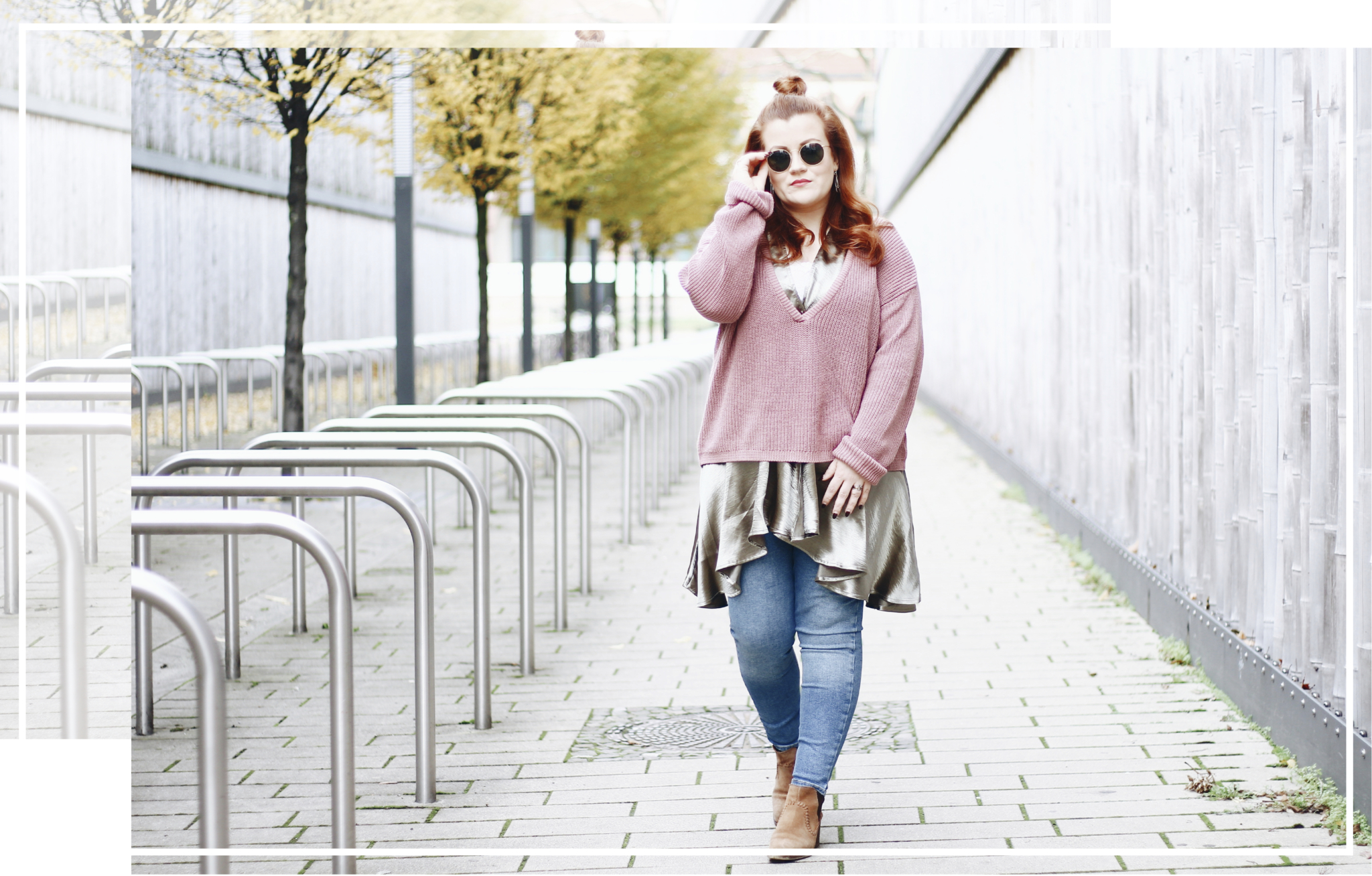 Titelbild: Blogger Style: So trage ich den Kleid über Hose Trend - Fashion Blog Leipzig