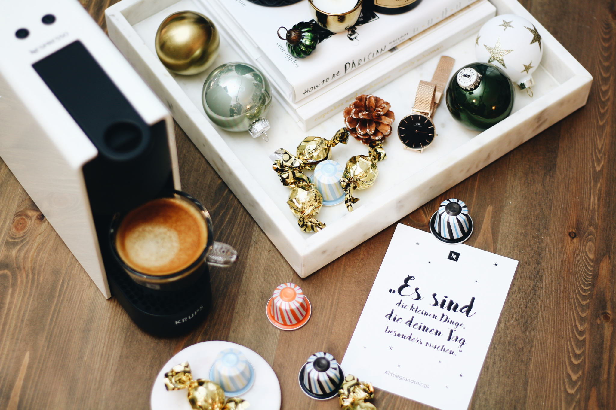 Flatlay: Die kleinen Dinge im Leben - #littlegrandthings - Lifestyle Blog Leipzig - Nespresso Kooperation