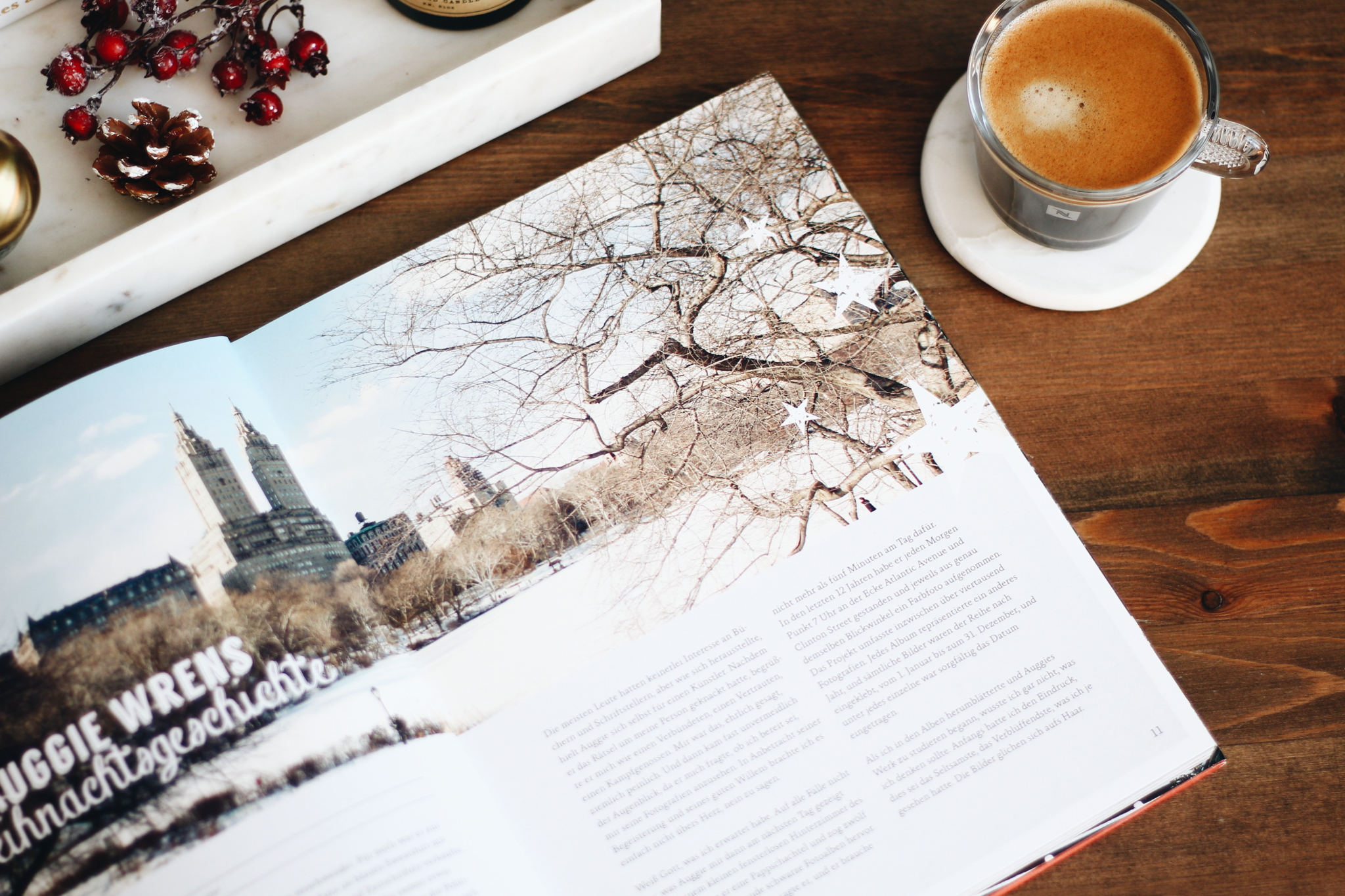Blick ins Buch - Kochbuch-Empfehlung: "New York Christmas: Rezepte und Geschichten" - ein Muss für alle New York Fans - Lifestyle Blog Leipzig