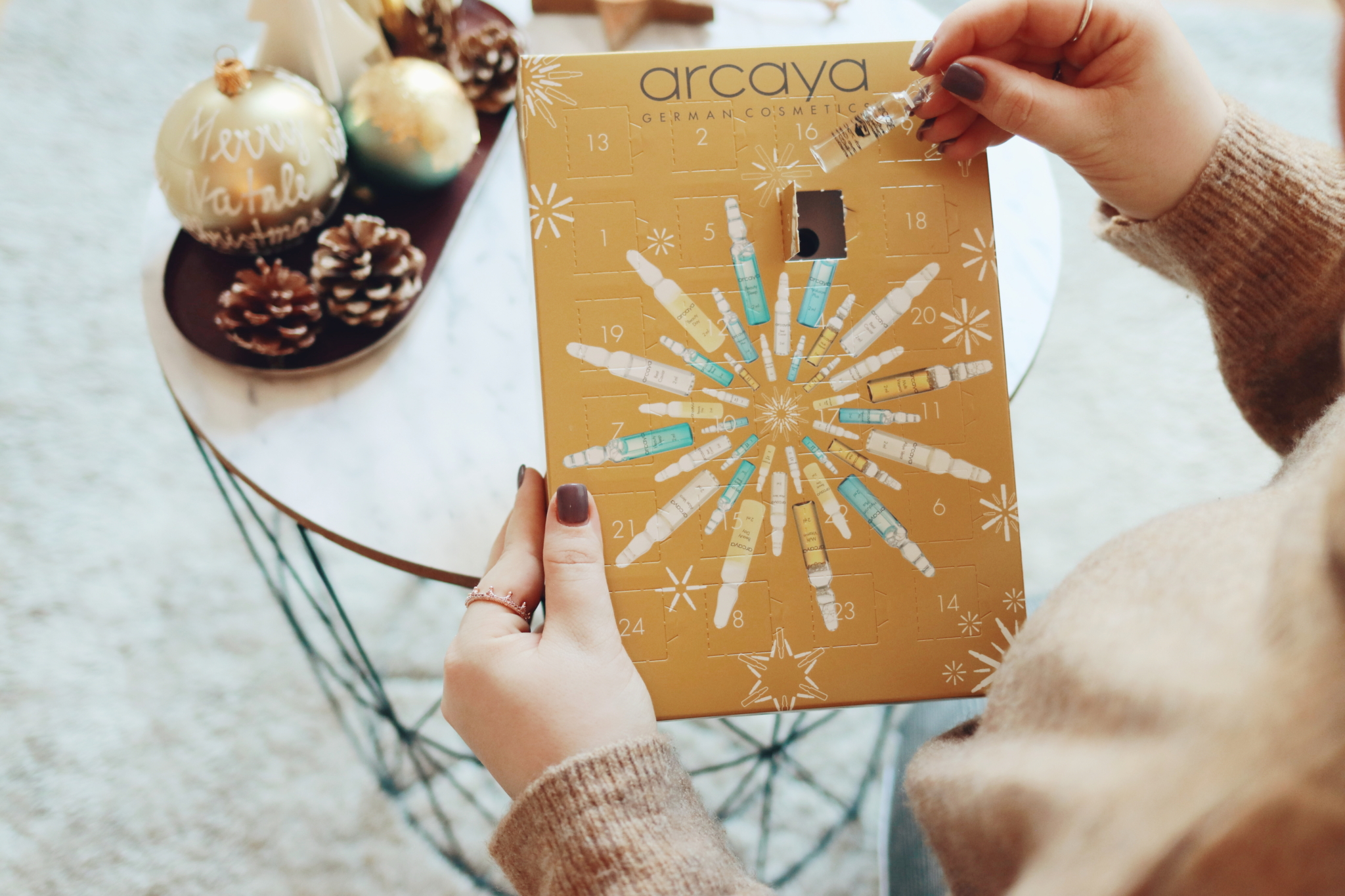 Adventskalender von arcaya - lohnt sich der Weihnachtskalender und was ist genau drin