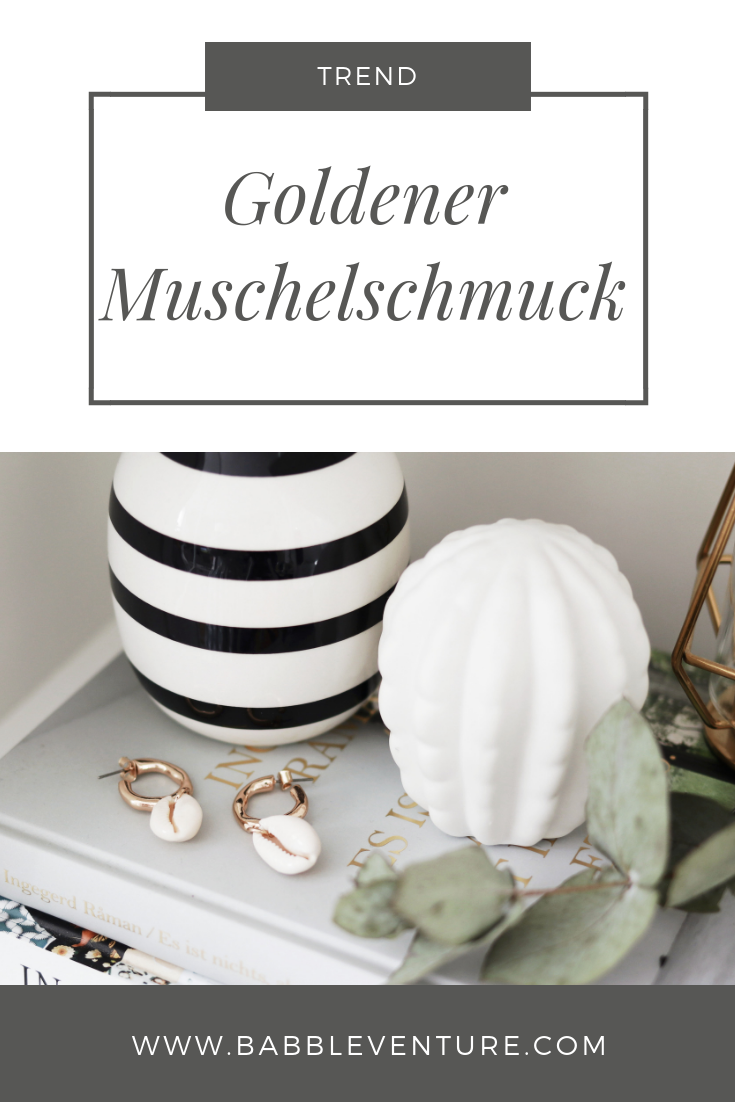 Goldener Muschelschmuck: Der Trend zum Nachschoppen und so trägst du den Msucheltrend richtig