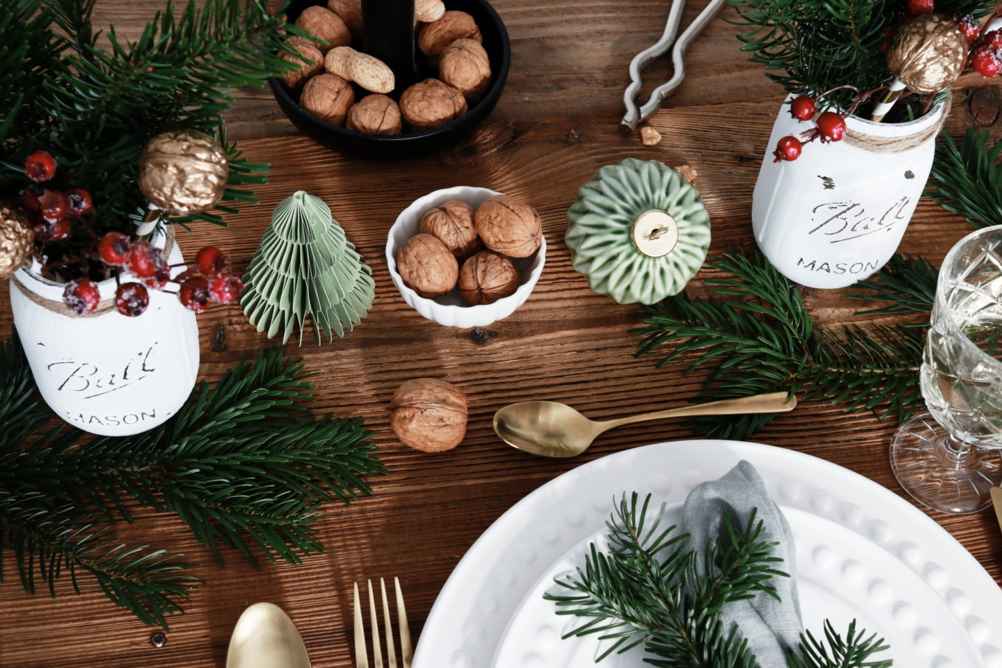 Tischdeko Weihnachten: festliche Tischdekoration für Weihnachten