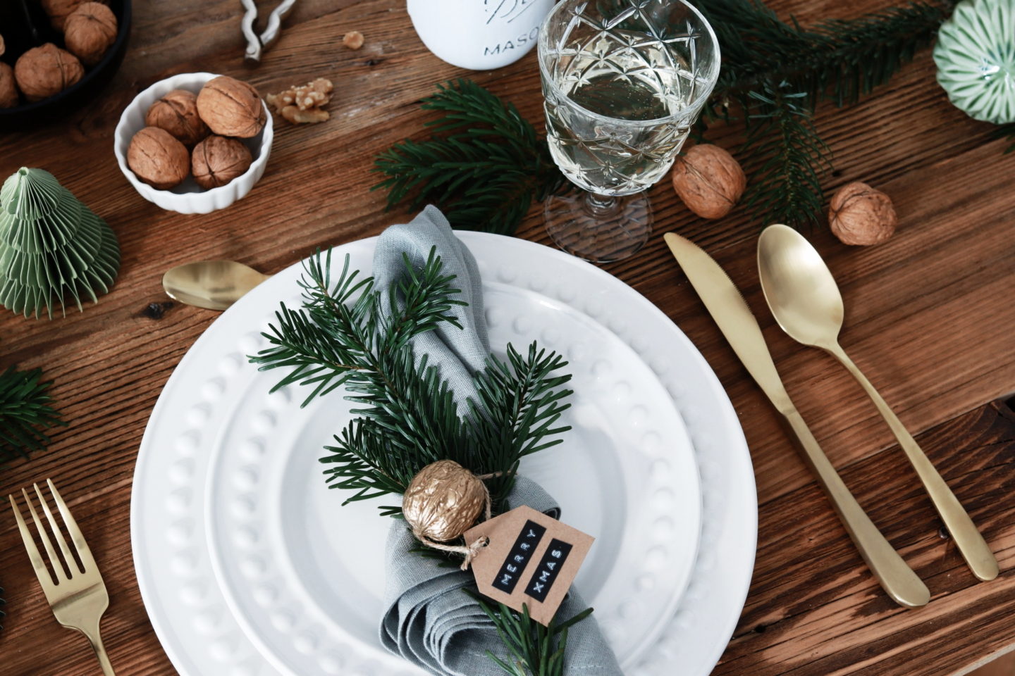 Tischdeko Weihnachten: festliche Tischdekoration für Weihnachten
