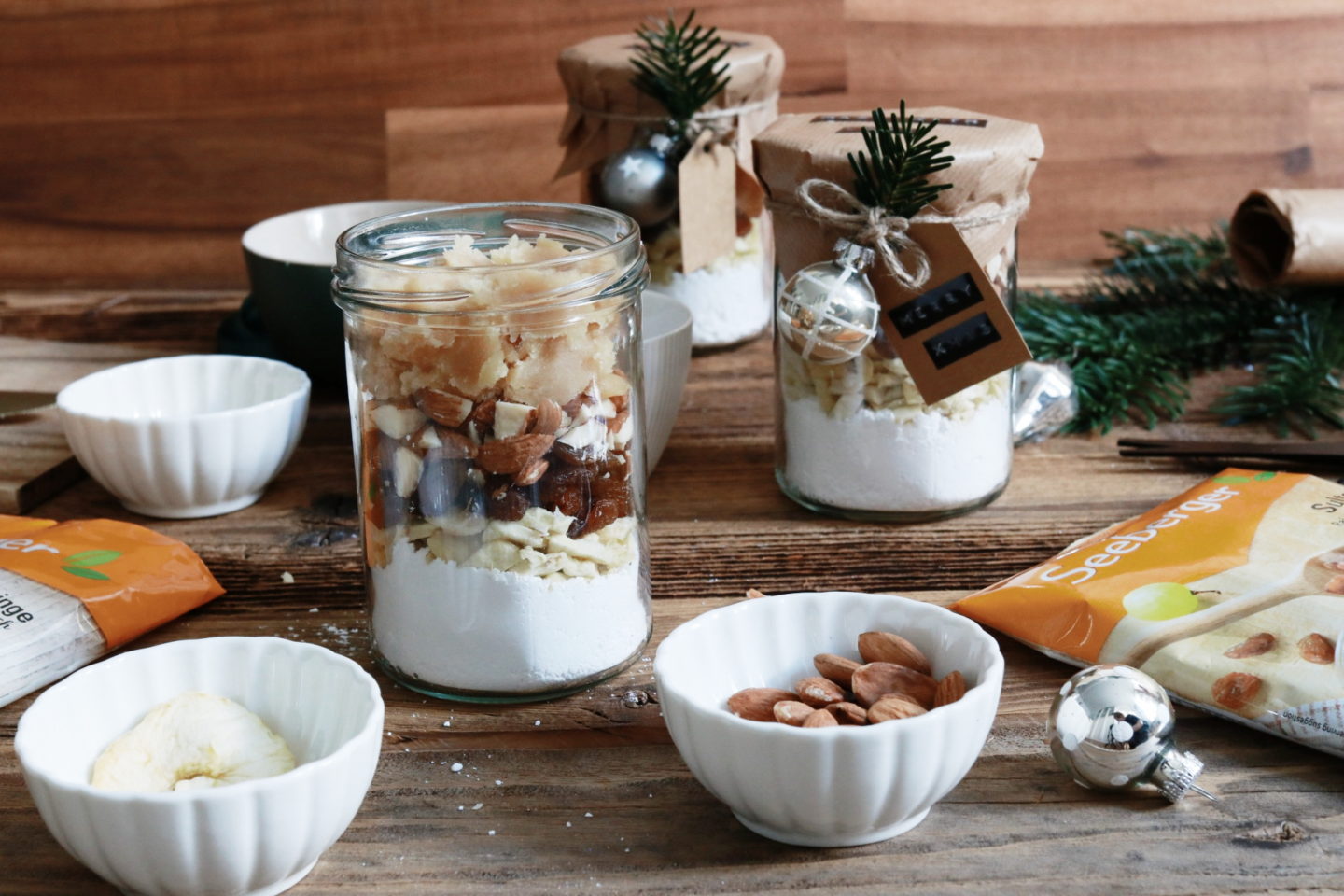 Bratapfel-Konfekt im Glas: DIY Weihnachtsgeschenk aus der Küche: Last Minute Wichtelgeschenk 