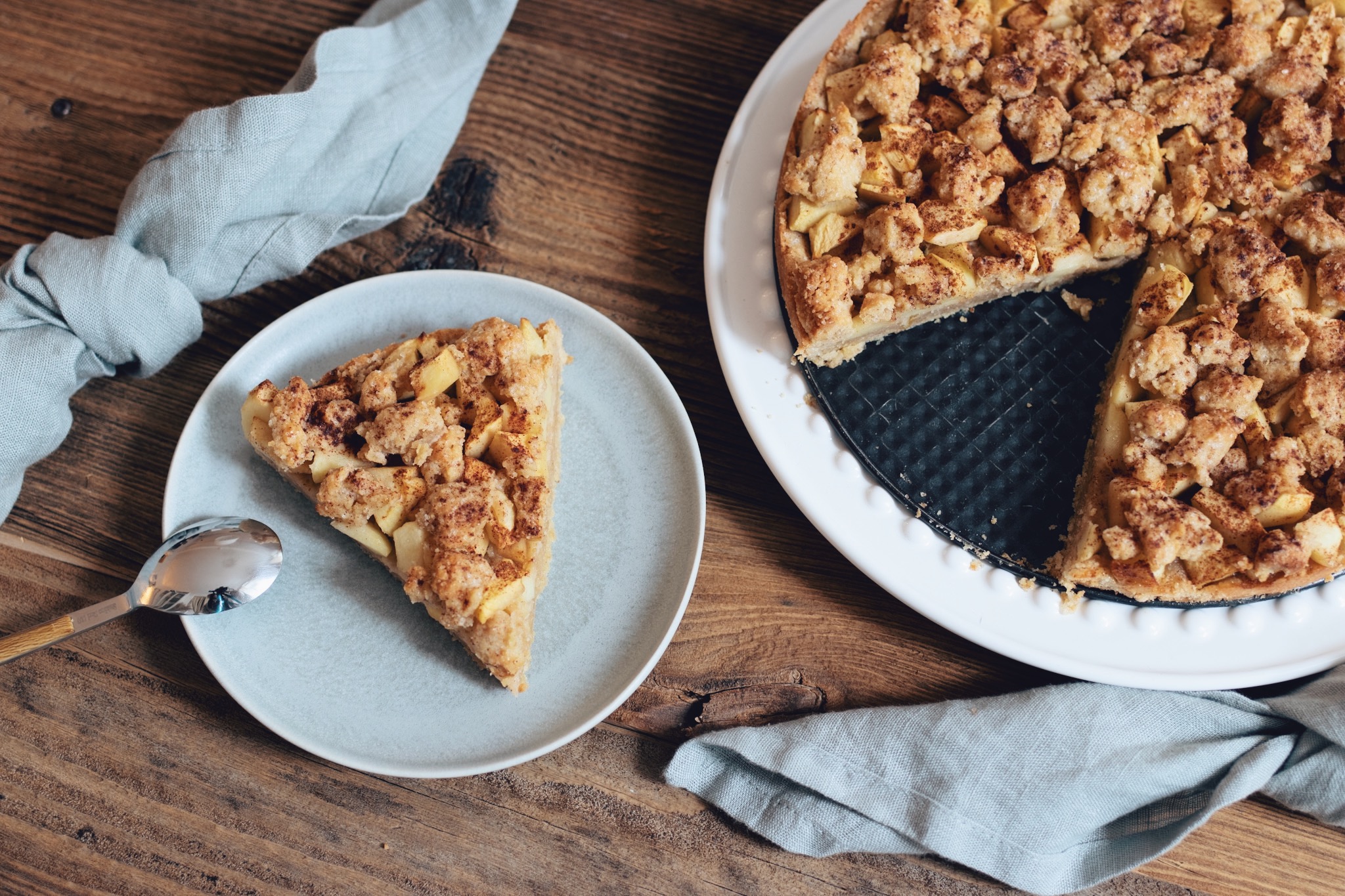 Apfel-Streuselkuchen: Das beste &amp; einfachste Rezept der Welt!
