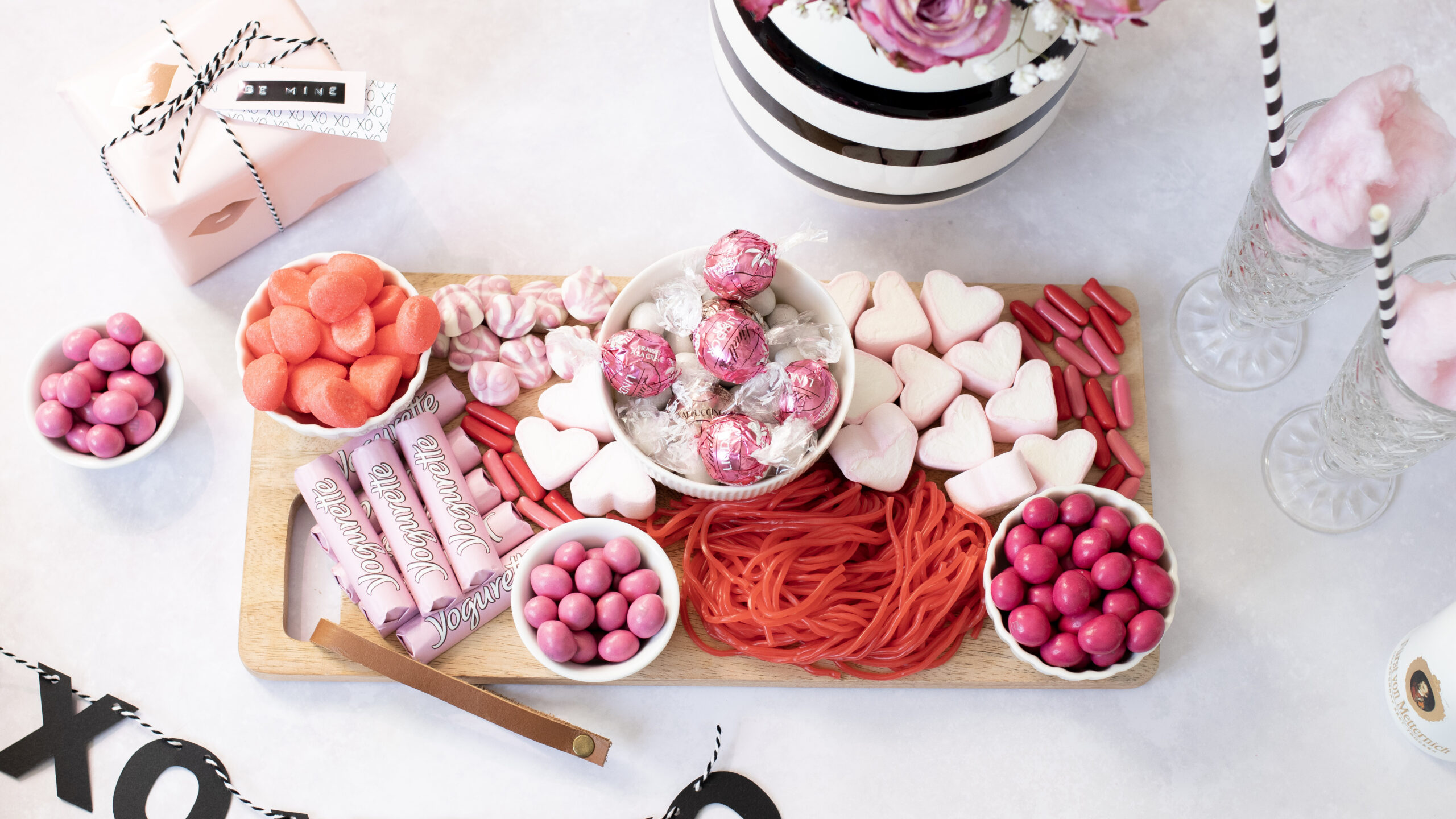 Süße Überraschung zum Valentinstag: Das Candy Board