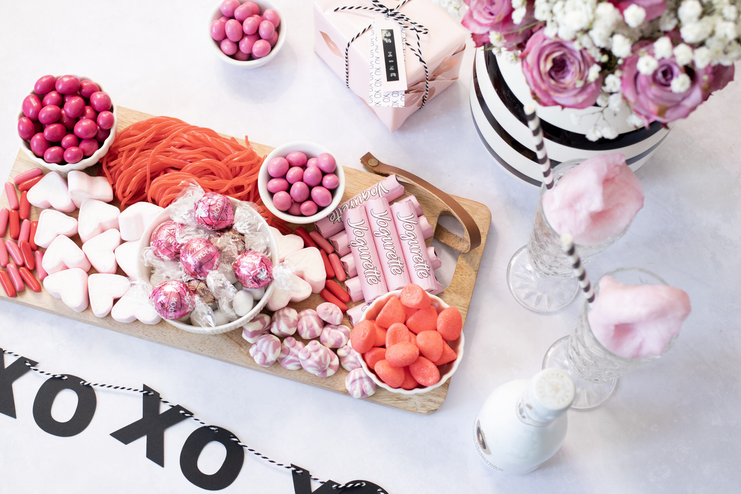 Süße Überraschung zum Valentinstag: Das Candy Board